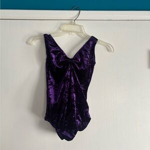 Purple Velvet Leotard